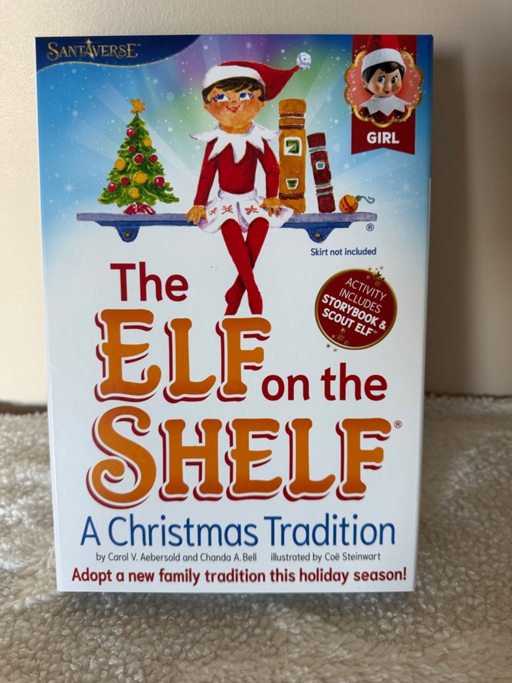 The Elf on the Shelf Christmas Elf Girl Doll Book NEW!